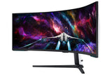 Samsung G95NC computerskærm 144,8 cm (57") 7680 x 2160 pixel Dual UHD QLED Hvid