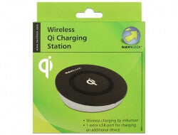 Navilock 65907 oplader til mobil enhed Smartphone Sort, Hvid DC, USB Indendørs