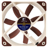 Noctua NF-S12A ULN Computerkølesystem Computerkabinet Ventilator 12 cm Brun