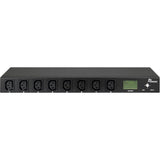 Inter-Tech PDU SA-0816 strømforsyningsenhed (PDU) 8 AC stikkontakt(er) Sort