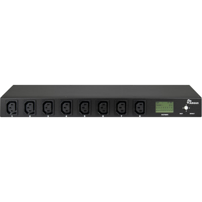 Inter-Tech PDU SA-0816 strømforsyningsenhed (PDU) 8 AC stikkontakt(er) Sort