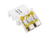 Lanberg OS5-0002-W stikdåse RJ-45 Hvid