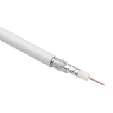 Maclean MCTV-571 koaxial kabel 50 m Hvid