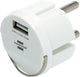 Brennenstuhl 1508110 stikkontakt USB Hvid