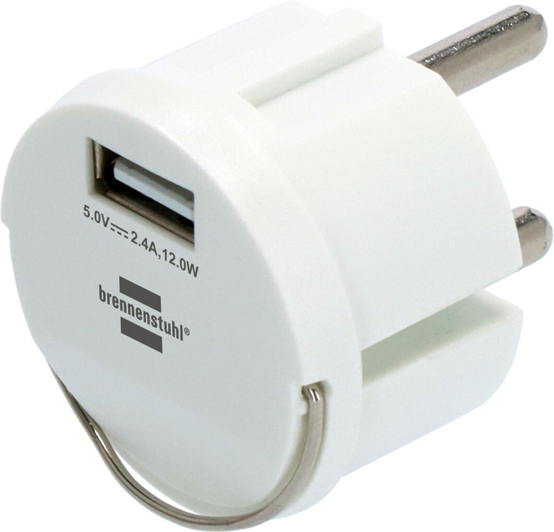 Brennenstuhl 1508110 stikkontakt USB Hvid