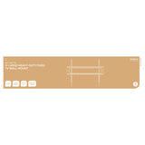 Deltaco OFFICE Heavy-duty Fixed TV Wall mount, 60-120", 120 kg