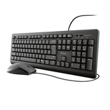 Trust Primo tastatur Mus inkluderet Kontor USB Tysk Sort