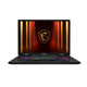 MSI Pulse A17 AI+ C3HWGKG-005FR Copilot+ PC AMD Ryzen AI 7 350 Laptop 43,2 cm (17") Quad HD+ 32 GB DDR5-SDRAM 1 TB SSD NVIDIA GeForce RTX 5070 Wi-Fi 6E (802.11ax) Windows 11 Pro Sort AZERTY Fransk