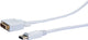 Prokord DP12D-1M-W videokabel adapter DisplayPort DVI-D Hvid