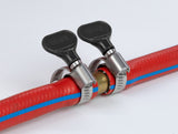 DeLOCK 19450 slangeklemme Sort, Metallic Slangeklemme med sommerfuglvrider