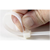 StarTech.com CBMZTRB10 kabelsamler Udløselig kabelbinder Nylon, Plast Hvid 100 stk