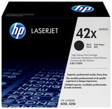 HP 42X High Yield Black Original LaserJet Toner Cartridge tonerpatron 1 stk Sort