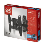One For All WM4251 109,2 cm (43") Sort