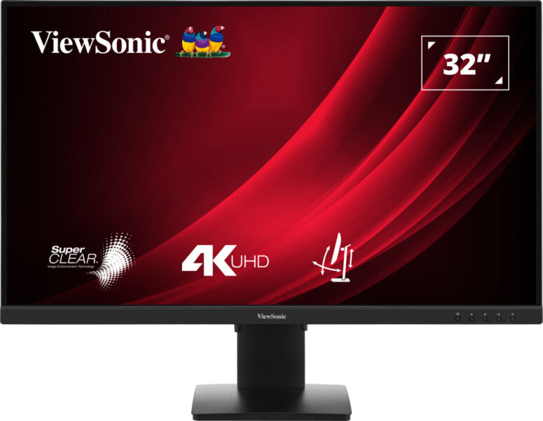 Viewsonic VG3208-4K computerskærm 81,3 cm (32") 3840 x 2160 pixel 4K Ultra HD LED Sort
