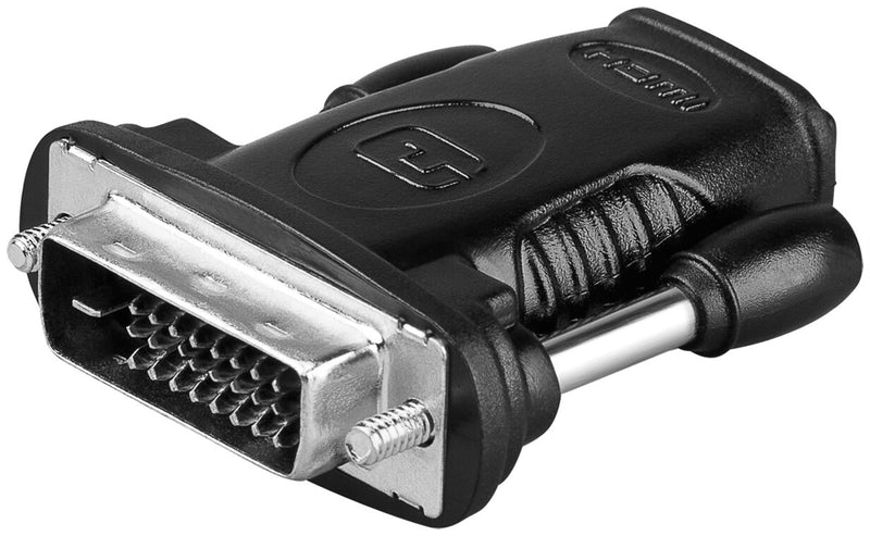 Goobay 68482 kabel kønsskifter HDMI 19pin F DVI-D 24+1pin M Sort