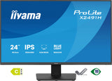 iiyama ProLite X2491H-B1 computerskærm 60,5 cm (23.8") 1920 x 1080 pixel Fuld HD LCD Sort