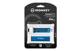 Kingston Technology IronKey 256GB Keypad 200, FIPS 140-3 Niveau 3 AES-256-krypteret