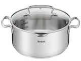 Tefal DUETTO+ G7194655 sovsegryde 5 L Rund Rustfrit stål