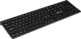 Voxicon Slim Classic 282WL tastatur RF trådløst QWERTY Nordisk Sort