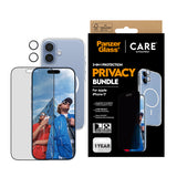 PanzerGlass ® | CARE by ® 3-in-1 Privacy Pakke iPhone 17