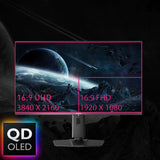 MSI MPG 321URXDE QD-OLED computerskærm 80 cm (31.5") 3840 x 2160 pixel 4K Ultra HD Sort