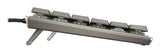 CHERRY KC 500 MX LP tastatur Hjemme/kontor USB QWERTZ Tysk Grå