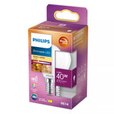 Philips Filament kronepære, matteret 40 W P45 E14