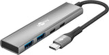 Goobay 76563 interface hub USB Type-C 5000 Mbit/s Grå