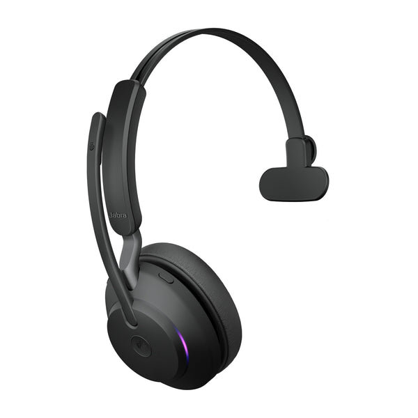 Jabra Evolve2 65 Headset Trådløs Kontor/Callcenter USB Type-A Bluetooth Sort