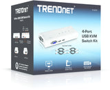 Trendnet TK-407K KVM Switch Blå