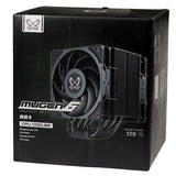Scythe Mugen 6 Dual Fan Black Edition Processor Ventilator 12 cm Sort 1 stk