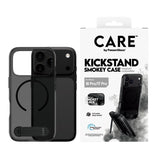PanzerGlass CARE™ by ® Kickstand Case Smokey Case m. Sort MagSafe iPhone 18 Pro | 17 Pro