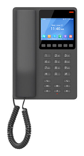 Grandstream Networks GHP631 IP-telefon Sort 2 Linier LCD Wi-Fi