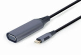 Cablexpert A-USB3C-VGA-01 videokabel adapter 0,15 m USB Type-C VGA (D-Sub) Grå