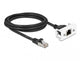 DeLOCK 87112 netværkskabel Sort, Hvid 2 m Cat6a S/FTP (S-STP)
