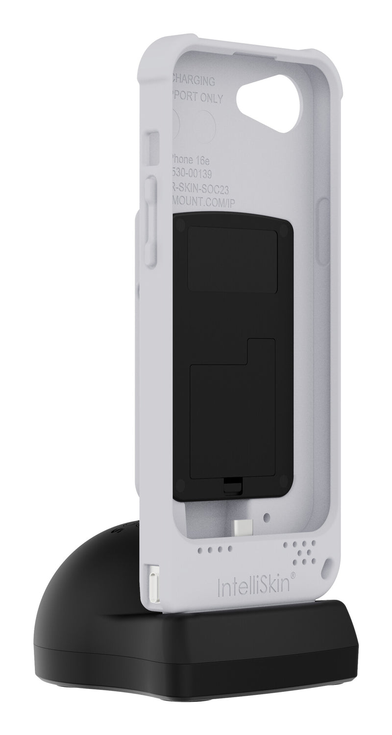 Socket Mobile DuraSled DS840 Smartphone-stregkodelæser 1D/2D Sort, Grå