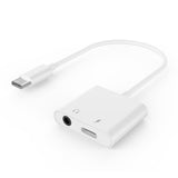 Gembird GMB Audio A-CM-3.5FP-01 kabel kønsskifter 4-pins 3.5 mm, USB Type-C USB type-C Hvid