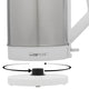 Clatronic WKS 3692 elkedel 1,5 L 2200 W Rustfrit stål, Hvid