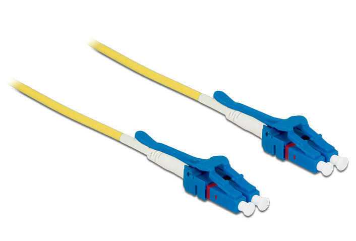 DeLOCK 85086 InfiniBand og fiberoptisk kabel 5 m LC Gul