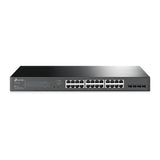 TP-Link JetStream TL-SG2428P netværksswitch Administreret L2/L2+ Gigabit Ethernet (10/100/1000) Strøm over Ethernet (PoE) 1U Sort