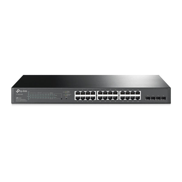 TP-Link JetStream TL-SG2428P netværksswitch Administreret L2/L2+ Gigabit Ethernet (10/100/1000) Strøm over Ethernet (PoE) 1U Sort