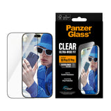 PanzerGlass ® Skærmbeskyttelse iPhone 18 Pro | 17 Pro | Ultra-Wide Fit m. EasyAligner