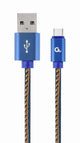 Cablexpert CC-USB2J-AMCM-1M-BL USB-kabel USB 2.0 USB A USB C 0,48 Gbit/sek. Blå