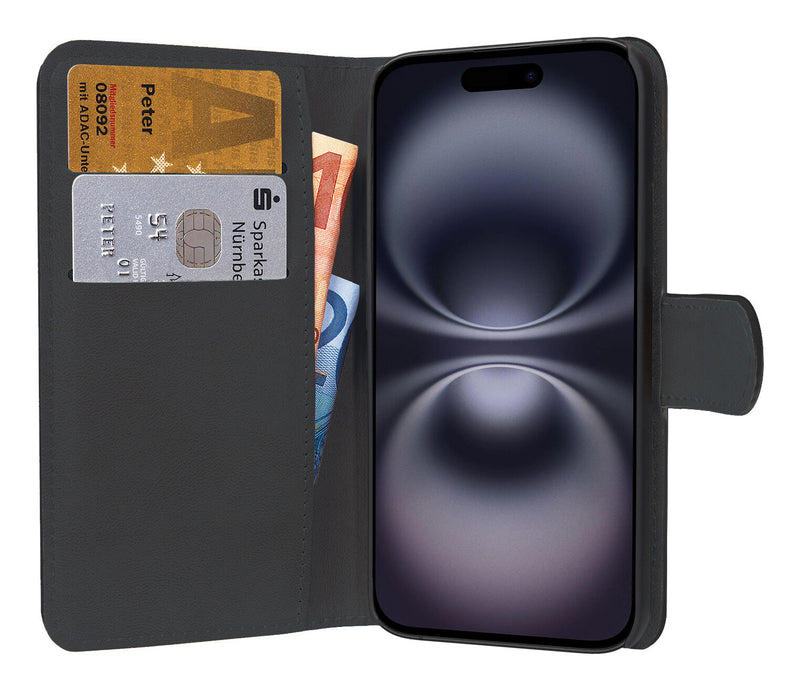 PEDEA 50160990 mobiltelefon etui 17 cm (6.7") Tegnebogsetui Sort