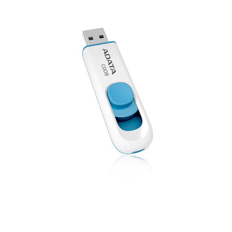 ADATA 64GB C008 USB-nøgle USB Type-A 2.0 Blå, Hvid