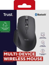 Trust Ozaa+ mus Kontor Højre hånd RF trådløs + Bluetooth Optisk 3200 dpi