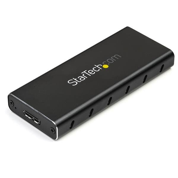 StarTech.com SM21BMU31C3 drevkabinet SSD kabinet Sort, Sølv M.2