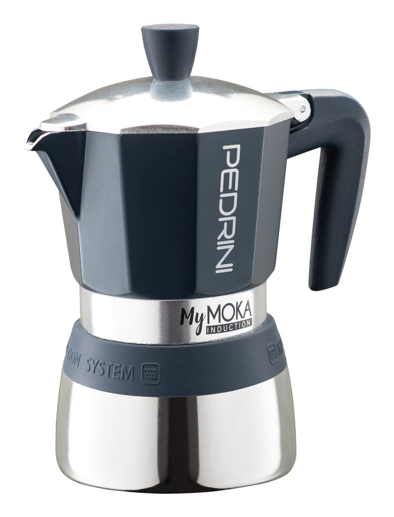 Pedrini MyMoka induction Moka gryde Brun, Rustfrit stål