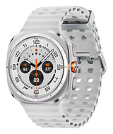 Samsung Galaxy Watch Ultra 3,81 cm (1.5") AMOLED 47 mm Digital 480 x 480 pixel Berøringsskærm 4G Titanium, Hvid Wi-Fi GPS (satellit)