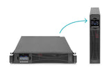 Digitus DN-170093 UPS-enhed Dobbeltkonvertering (online) 1,5 kVA 1000 W 8 AC stikkontakt(er)